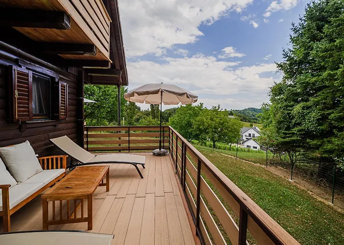 Nyaraló Log Vista View With Seasonal Hot Tub *